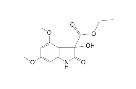 4,6-dimethoxy-3-hydroxy-2-oxo-3-indolinecarboxylic acid, ethyl ester