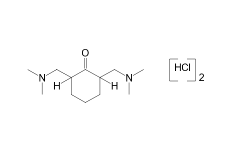 2,6-bis[(dimethylamino)methyl]cyclohexanone, dihydrochloride