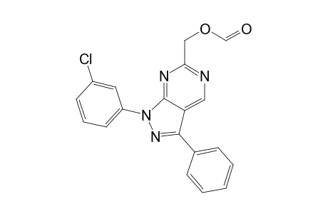 1-(3-Chlorophenyl)-6-[(formyloxy)methyl]-3-phenyl-1H-pyrazolo[3,4-d]pyrimidine