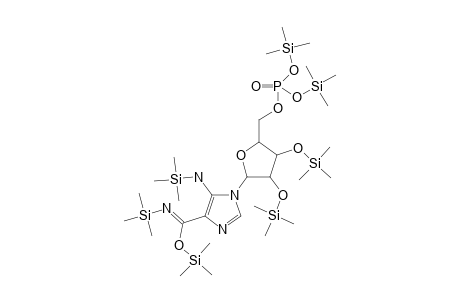 1H-Imidazole-4-carboximidic acid, 1-[2,3-bis-o-(trimethylsilyl)-5-o-[bis[(trimethylsilyl)oxy]phosphinyl]-.beta.-D-ribofuranosyl]-N-(trimethylsilyl)-5-[(trimethylsilyl)amino]-, trimethylsilyl ester