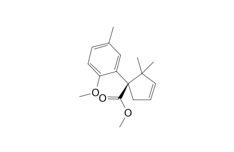 Methyl 2,2-dimethyl-1-(2'-methoxy-5'-methylphenyl)cyclopent-e-ene-1-carboxylate