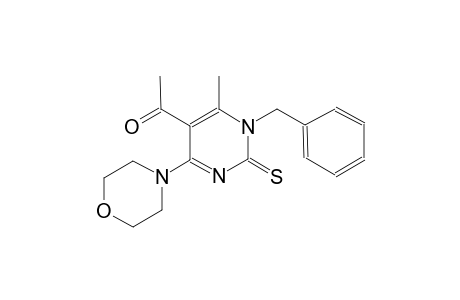 1-[1-benzyl-6-methyl-4-(4-morpholinyl)-2-thioxo-1,2-dihydro-5-pyrimidinyl]ethanone