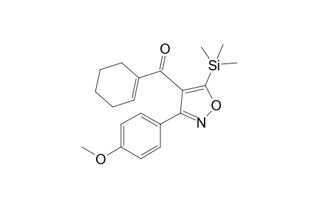 Cyclohexenyl[3-(4-methoxyphenyl)-5-(trimethylsilyl)isoxazol-4-yl]methanone