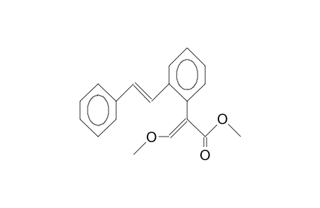 2-(2-Phenyl-vinyl)-A-methoxymethylene-benzeneacetic acid, methyl ester