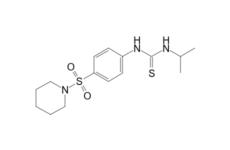 1-isopropyl-3-[p-(piperidinosulfonyl)phenyl]-2-thiourea