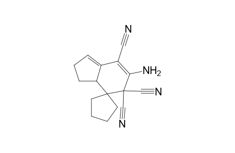 6'-amino-2',3',3a',5'-tetrahydrospiro[cyclopentane-1,4'-indene]-5',5',7'-tricarbonitrile