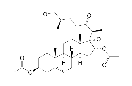 (20S,25R)-Cholest-5-en-22-one, 3,16-bis(acetyloxy)-17,27-dihydroxy-, (3.beta.,16.alpha.,17.alpha.)-