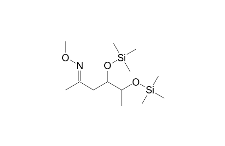 4,5-bis(O-trimethylsilyl)-2-hexanone methoxime