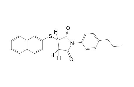 2-[(2-naphthyl)thio]-N-(p-propylphenyl)succinimide