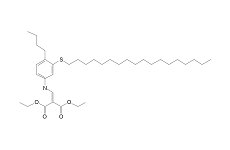 Diethyl[3-[N-octadecylmercapto]-p-N-butylanilinomethylene]malonate