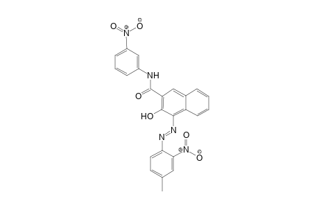2-Naphthalenecarboxamide, 3-hydroxy-4-[(4-methyl-2-nitrophenyl)azo]-N-(3-nitrophenyl)-2-Nitro-p-toluidine>3-hydroxy-3'-nitro-2-naphthanilide