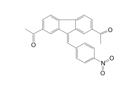 1,1'-(9-(4-nitrobenzylidene)-9H-fluorene-2,7-diyl)diethanone
