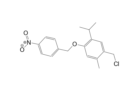 benzene, 1-(chloromethyl)-2-methyl-5-(1-methylethyl)-4-[(4-nitrophenyl)methoxy]-