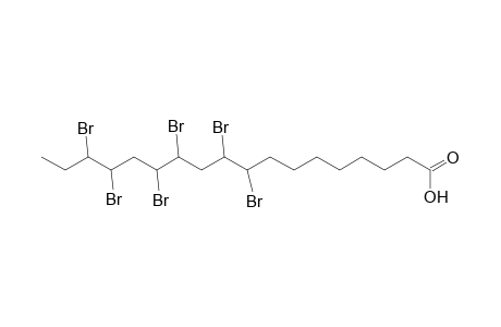 9,10,12,13,15,16-Hexabromooctadecanoic acid