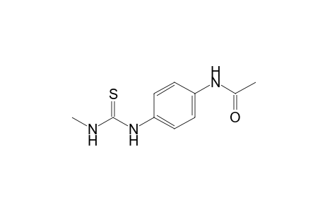 1-(p-acetamidophenyl)-3-methyl-2-thiourea