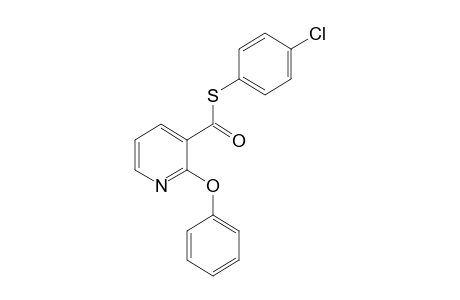 2-PHENOXYTHIONICOTINIC ACID, S-(p-CHLOROPHENYL) ESTER