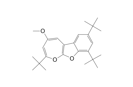 Oxepino[2,3-b]benzofuran, 2,7,9-tris(1,1-dimethylethyl)-4-methoxy-