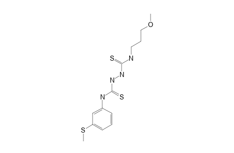 2,5-dithio-1-(3-methoxypropyl)-6-[m-(methylthio)phenyl]biurea