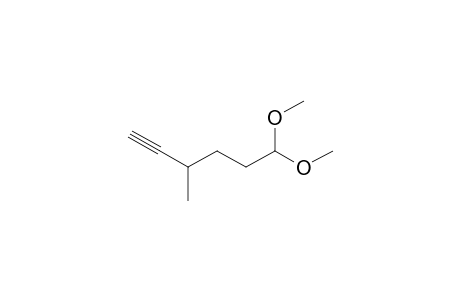6,6-Dimethoxy-3-methylhexyne