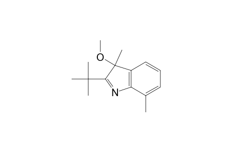 2-tert-Butyl-3-methoxy-3,7-dimethyl-indole