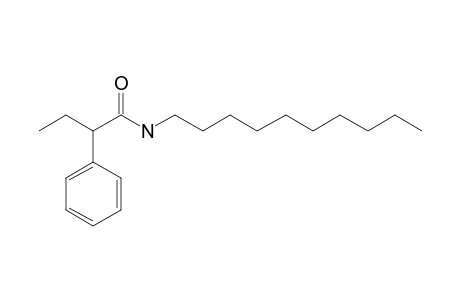 2-Phenylbutyramide, N-decyl-