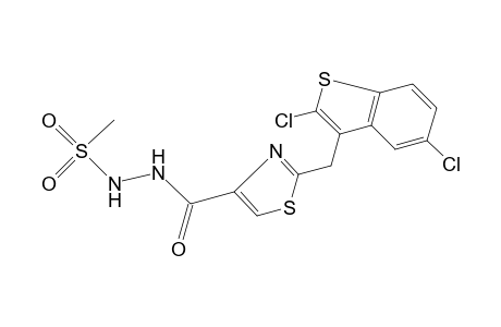 1-{{2-[(2,5-dichlorobenzo[b]thien-3-yl)methyl]-4-thiazolyl}carbonyl}-2-(methylsulfonyl)hydrazine