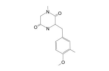 3-(4-Methoxy-3-methyl-benzyl)-1-methyl-piperazine-2,5-quinone