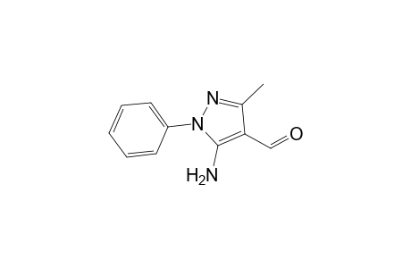 5-Amino-3-methyl-1-phenylpyrazole-4-carbaldehyde