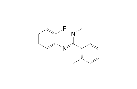 N'-(2-Fluorophenyl)-N,2-dimethylbenzimidamide