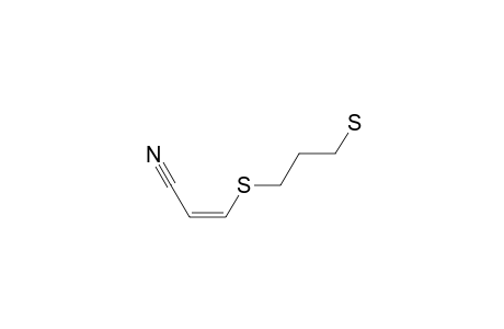 2-Propenenitrile, 3-[(3-mercaptopropyl)thio]-, (Z)-