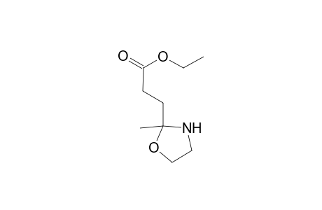 3-(2-Methyl-2-oxazolidinyl)propanoic acid ethyl ester