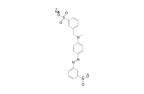 Benzenesulfonic acid, 3-[[methyl[4-[(3-nitrophenyl)azo]Phenyl]amino]methyl]-, sodium salt