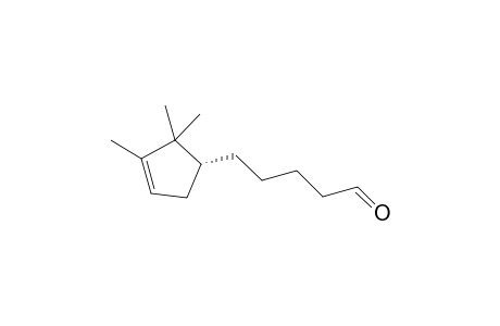 5-((1R)-2,2,3-trimethyl-3-cyclopentenyl)pentanal