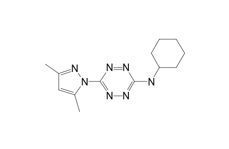 6-(3,5-Dimethyl-1H-pyrazol-1-yl)-N-cyclohexyl-1,2,4,5-tetrazine-3-amine