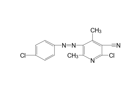2-chloro-5-[(p-chlorophenyl)azo]-4,6-dimethylnicotinonitrile