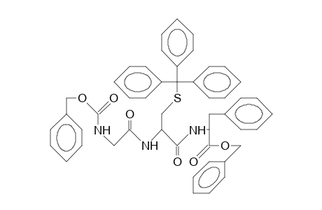 N-Benzyloxycarbonylglycyl-S-trityl-L-cysteinyl-L -phenylalanine benzyl ester