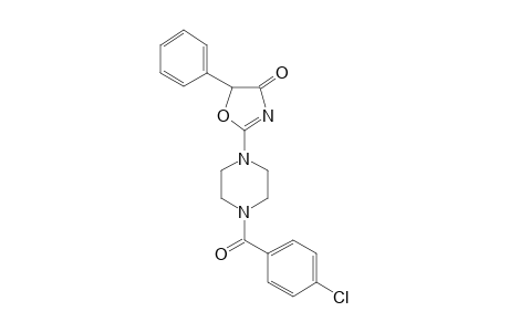 1-[p-Chlorobenzoyl]-4-[5-benzyl-4-oxo-2-oxazolin-2-yl]piperazine