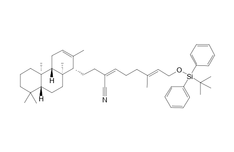 (6'E)-1'-(Isocopal-12-en-15-yl)-8'-[(t-butyldiphenylsilyl)oxy]-6'-methyloct-2',6'-diene-2'-carbonitrile