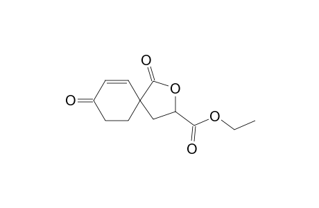 (3RS,5SR)-1,8-DIOXO-2-OXASPIRO-[4,5]-DEC-6-EN-CARBONSAEUREETHYLESTER