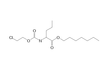 L-Norvaline, N-(2-chloroethoxycarbonyl)-, heptyl ester