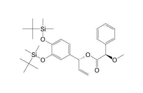 (-)-(1''R,2R)-(1-(3,4-Bis(tert-butyldimethylsilyloxy)phenyl)allyl) 2-methoxy-2-phenylacetate