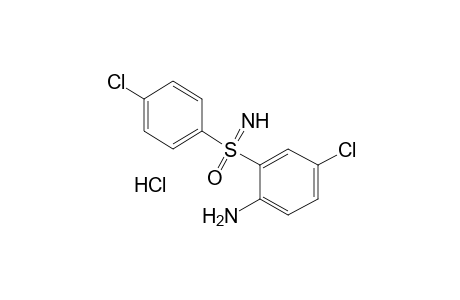 S-(2-AMINO-5-CHLOROPHENYL)-S-(p-CHLOROPHENYL)SULFOXIMINE, MONOHYDROCHLORIDE