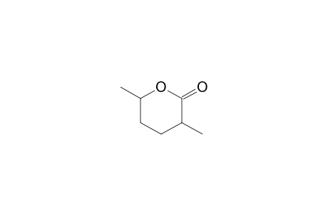 2H-Pyran-2-one, tetrahydro-3,6-dimethyl-