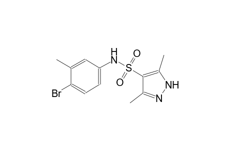 N-(4-bromo-3-methylphenyl)-3,5-dimethyl-1H-pyrazole-4-sulfonamide