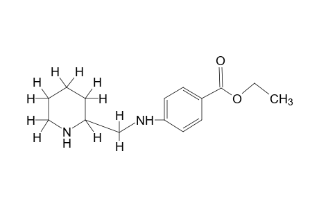 p-{[(2-piperidyl)methyl]amino}benzoic acid, ethyl ester