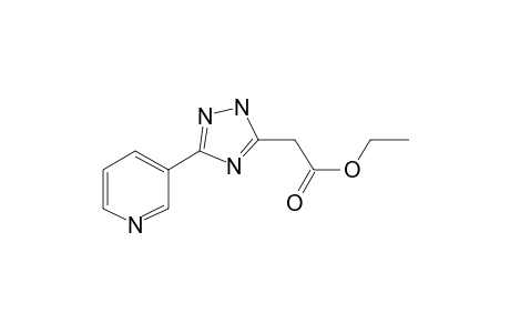 Ethyl 2-[5-(pyridin-3-yl)-2H-1,2,4-triazol-3-yl]acetate