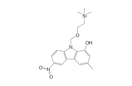 3-Methyl-6-nitro-9-(2-trimethylsilylethoxymethyl)-1-carbazolol