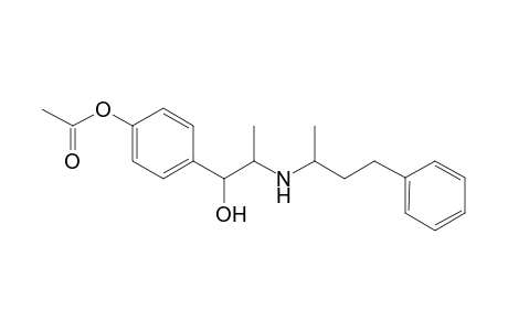 4-(1-Hydroxy-2-[(1-methyl-3-phenylpropyl)amino]propyl)phenyl acetate