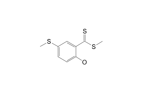 Methyl 2-hydroxy-5-(methylthio)dithiobenzoate