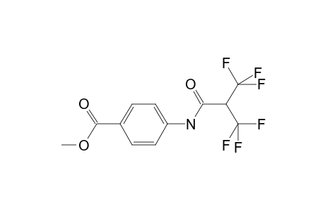 Methyl 4-[[3,3,3-trifluoro-2-(trifluoromethyl)propanoyl]amino]benzoate